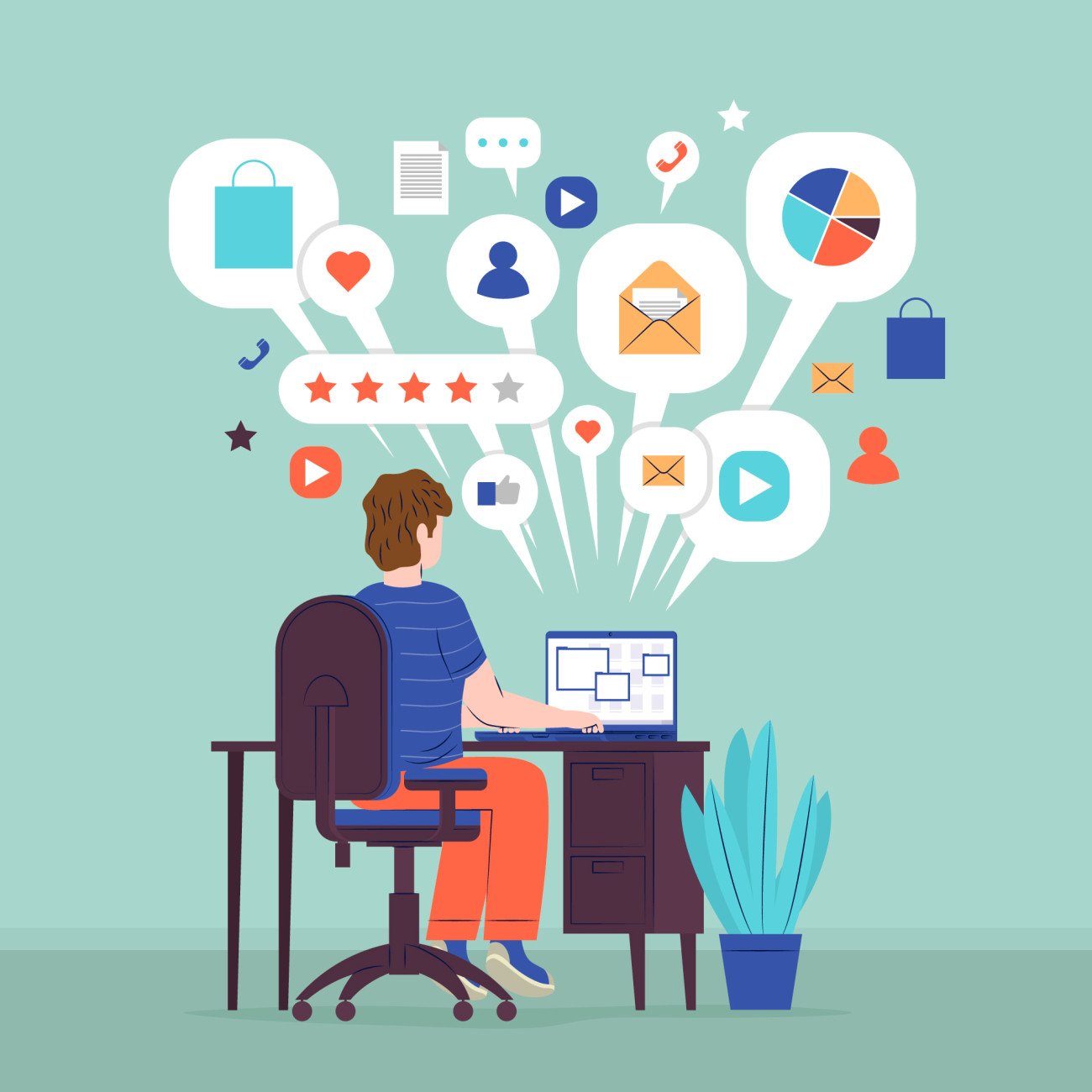 Managing Multiple Customer Conversations Efficiently